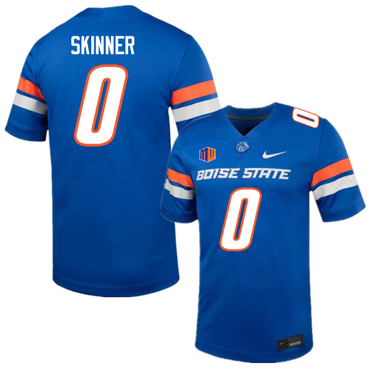 JL Skinner Jersey, Boise State Broncos #0 JL Skinner Football Jersey College Uniforms-Blue